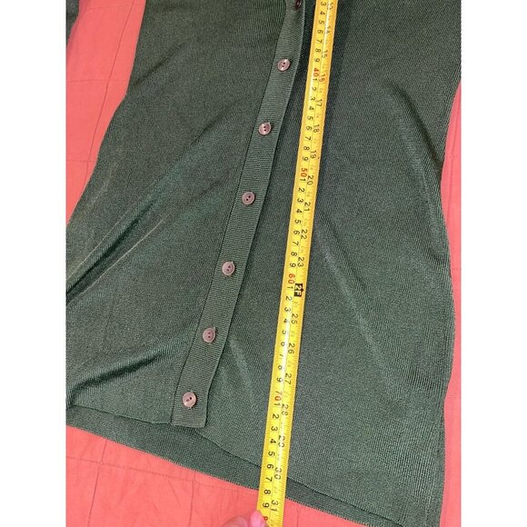 L'Agence Lucas Rib Knit Long Cardigan Front Button Long Sleeve Women's Size XS i - Picture 8 of 9